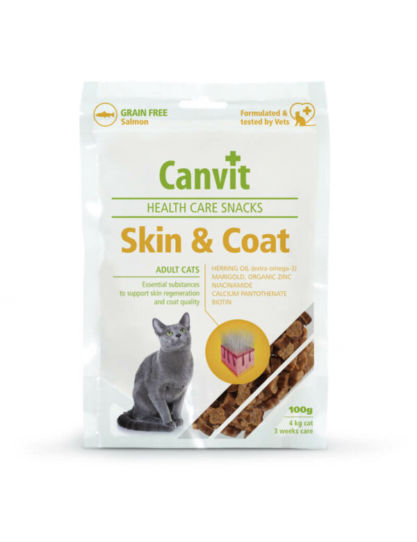 Canvit Health Care Snack Skin & Coat 100g