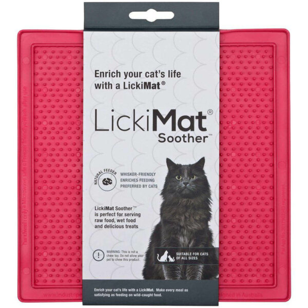 LickiMat Cat Soother Rosa 20x20cm