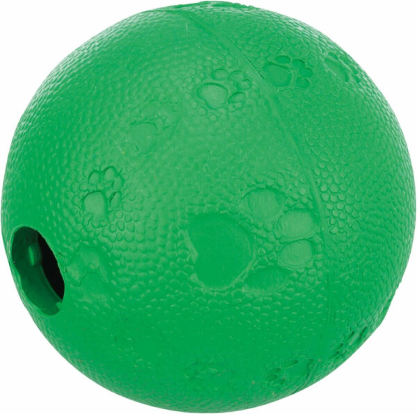 Snacksboll Naturgummi Labyrint 6cm Grön