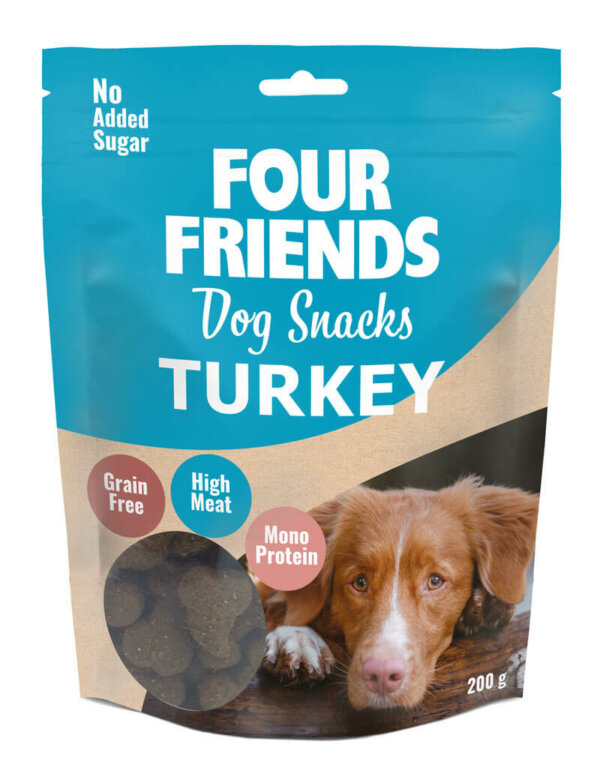 Four Friends Dog Snacks Turkey 200g