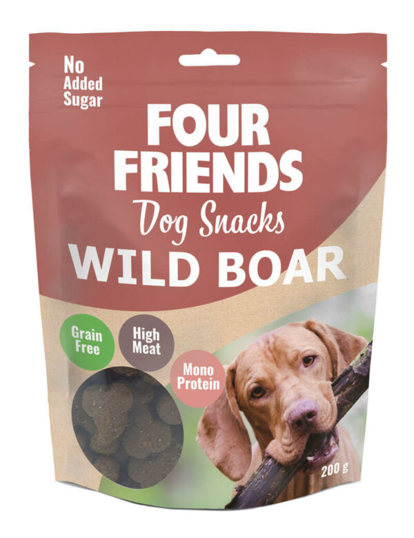 Four Friends Dog Snacks Wild Boar 200g